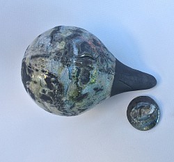 Oyas émaillé raku
