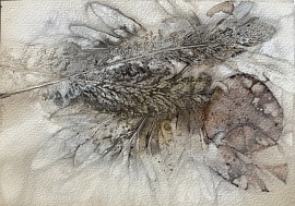 Empreinte de feuille par éco-print